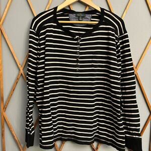 Lauren Ralph Lauren Striped Henley